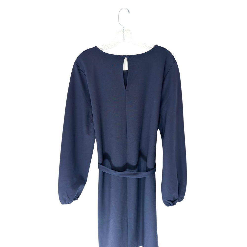 Boden Violet Ponte Jersey Shift Dress Blue Long‎ Sleeve Work Office Size 16/18 - Picture 8 of 12